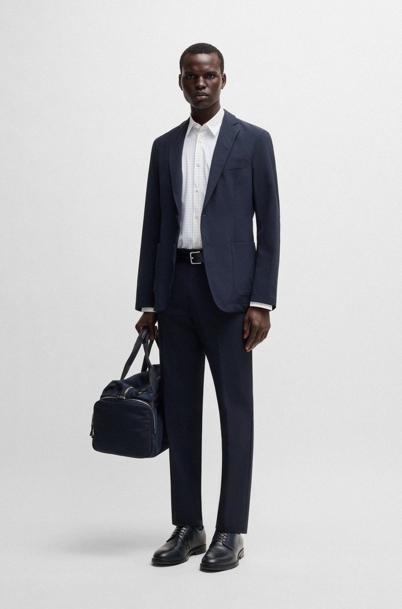 BOSS SLIM-FIT SHIRT IN PRINTED PERFORMANCE-STRETCH JERSEY outlook