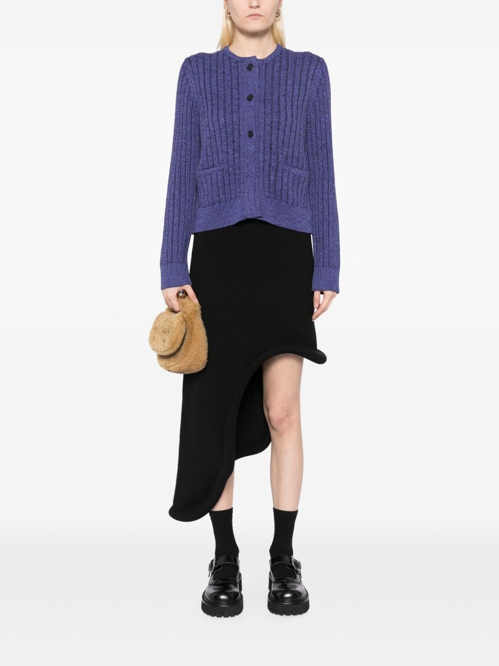 cropped buttoned cardigan - 2