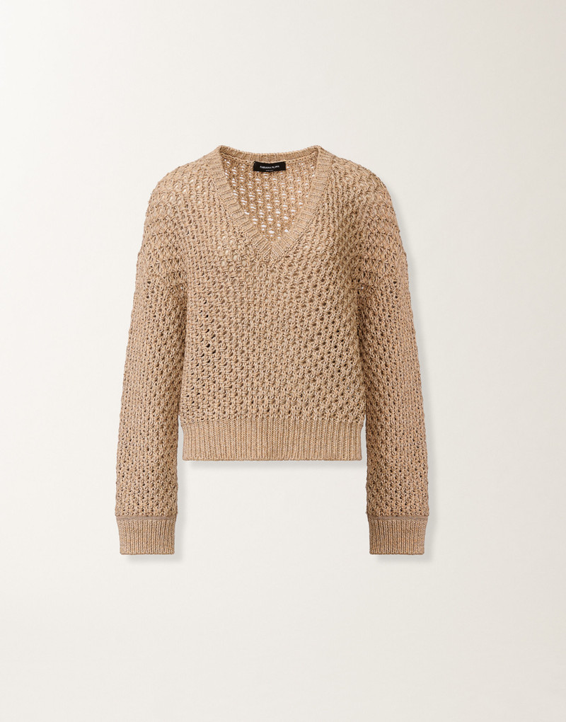 Mouliné knit sweater 1