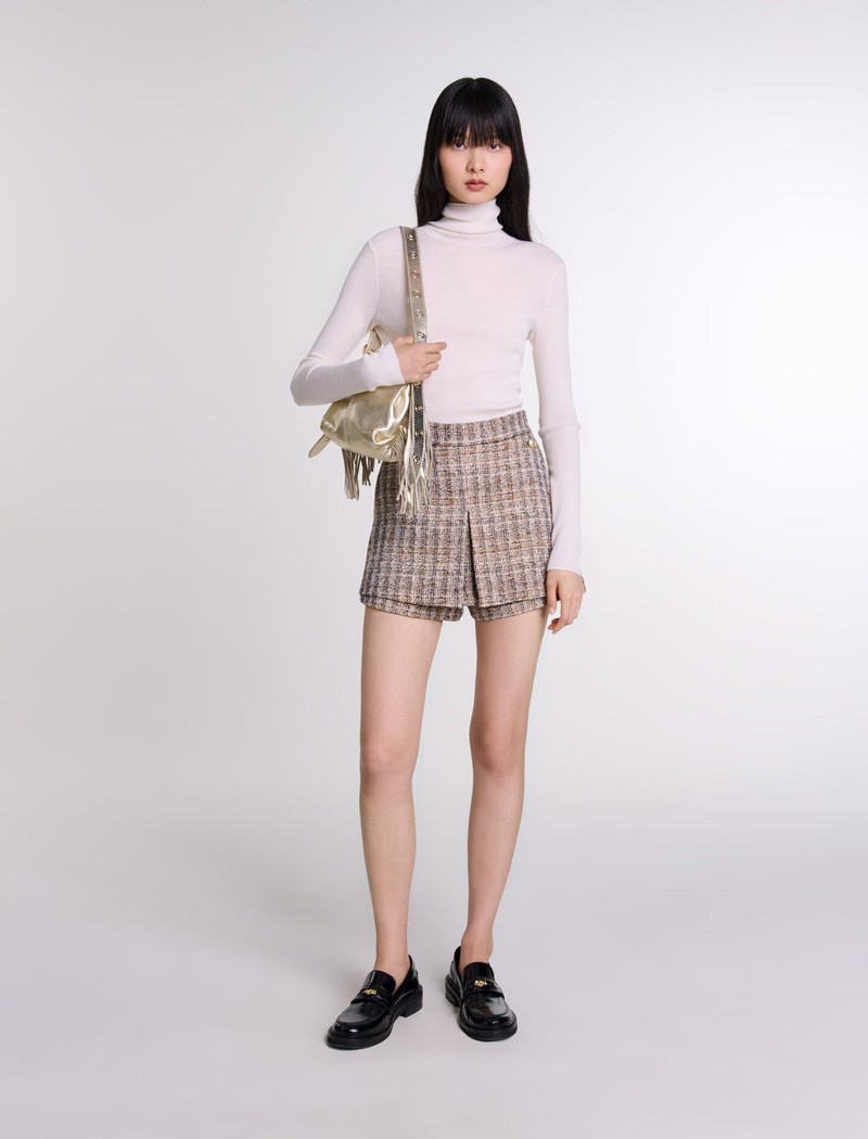 maje Tweed skort outlook