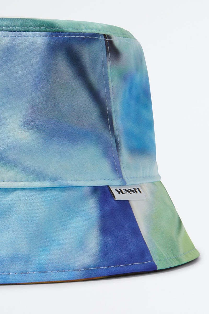 REVERSIBLE BUCKET HAT WITH FLOWER PRINT 3