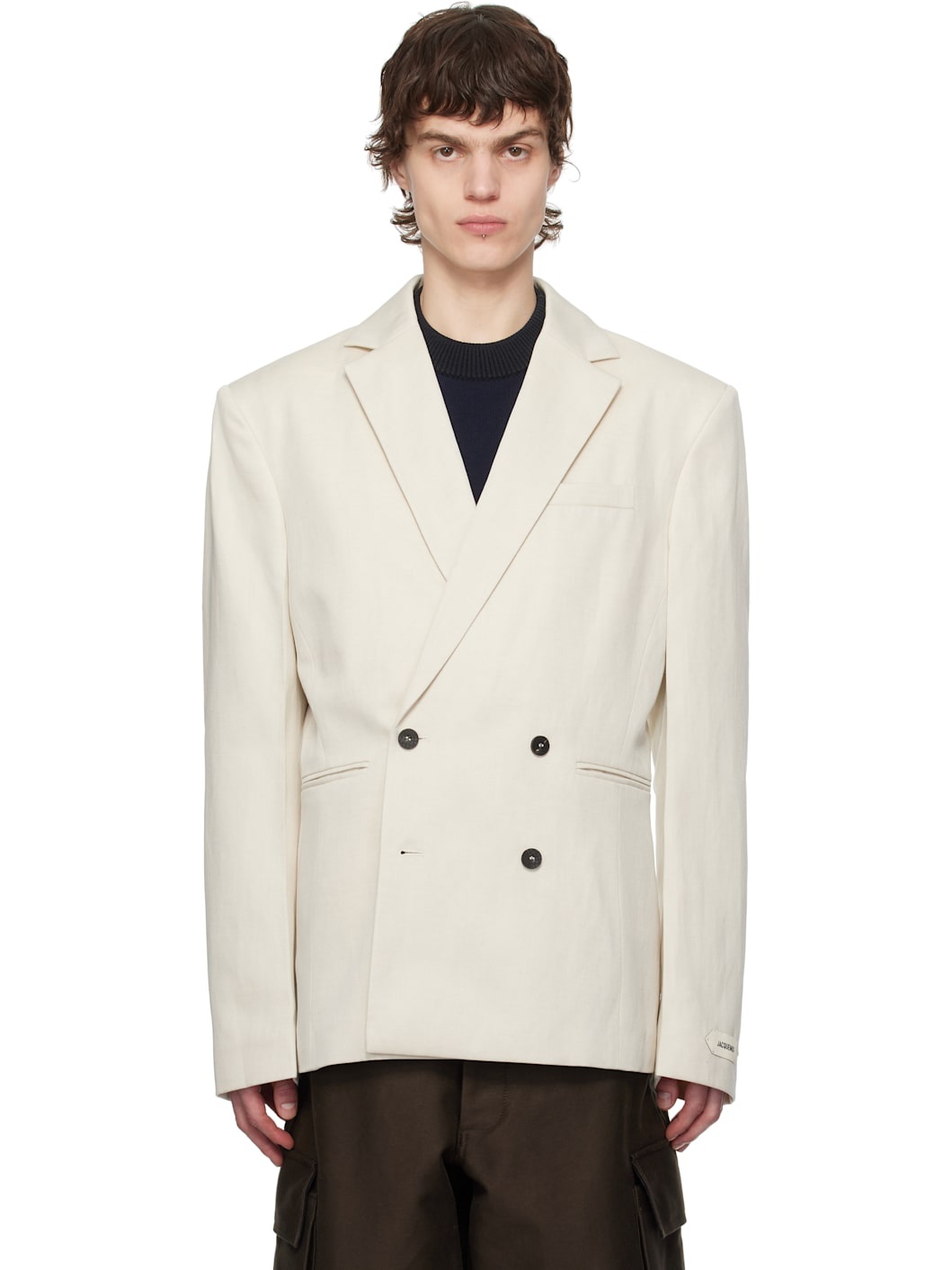Beige La Croisière 'The Fernando' Blazer - 1