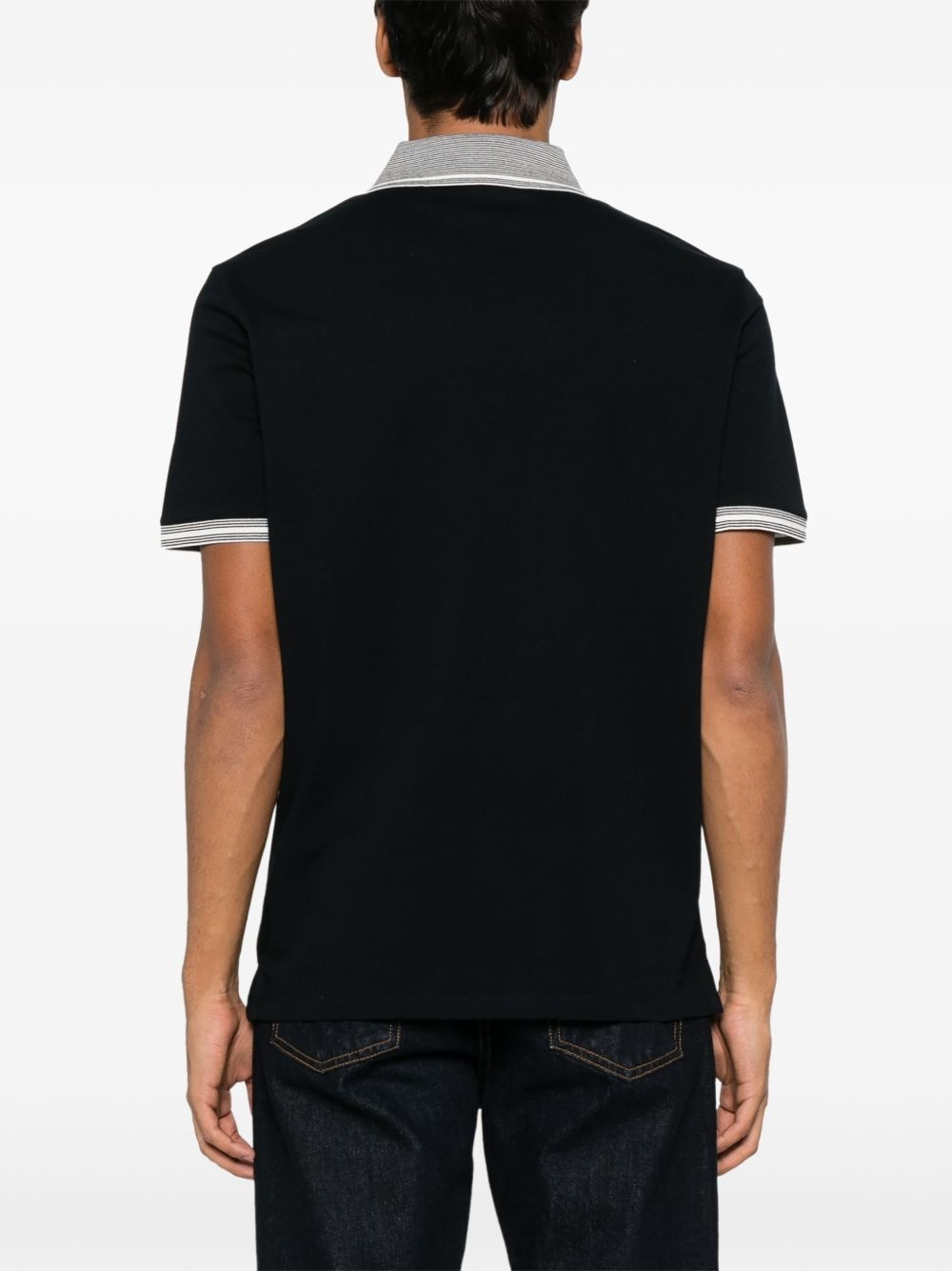 logo-detailed polo shirt - 3