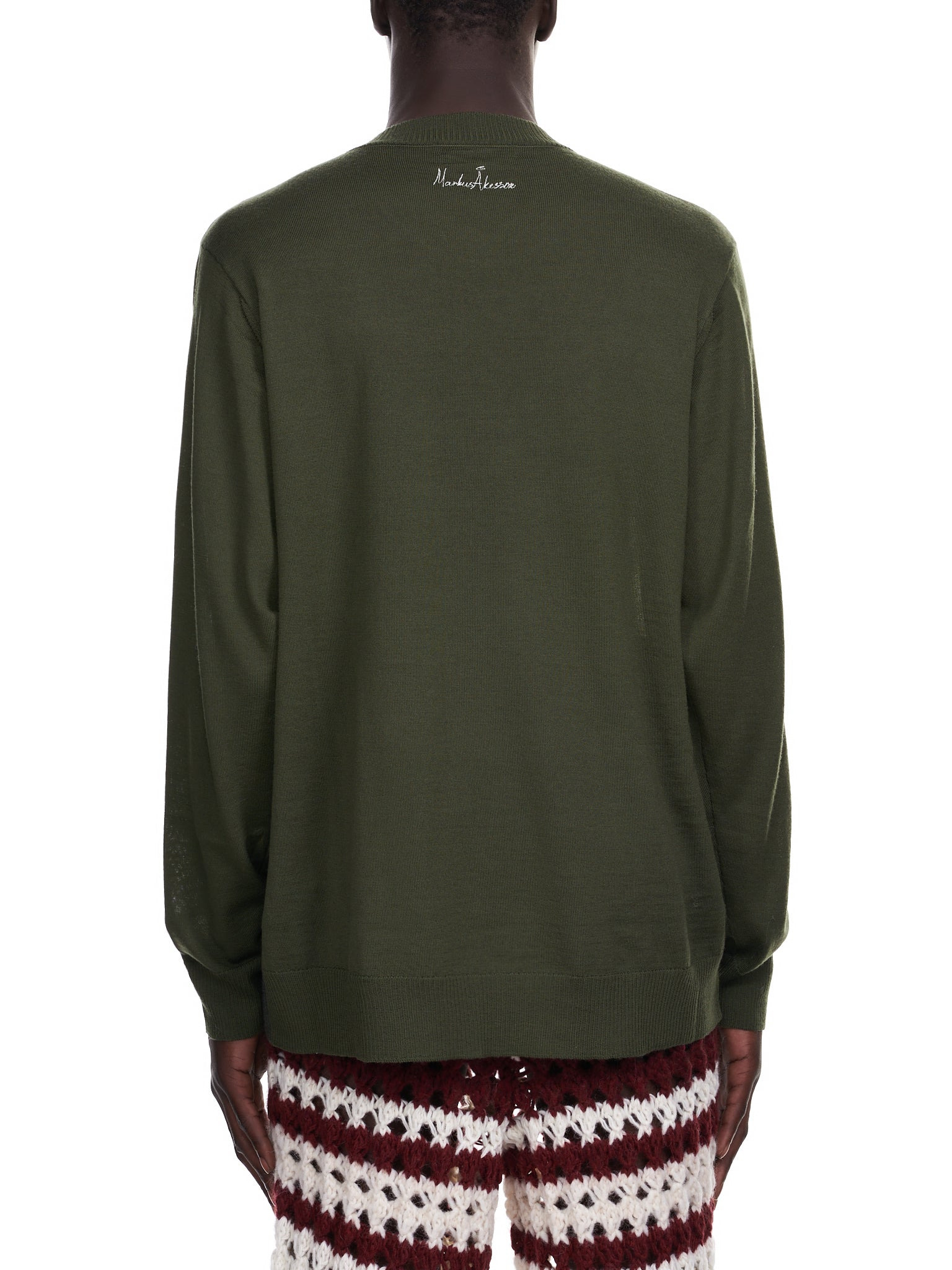 Crewneck Jacquard Graphic Sweater - 3
