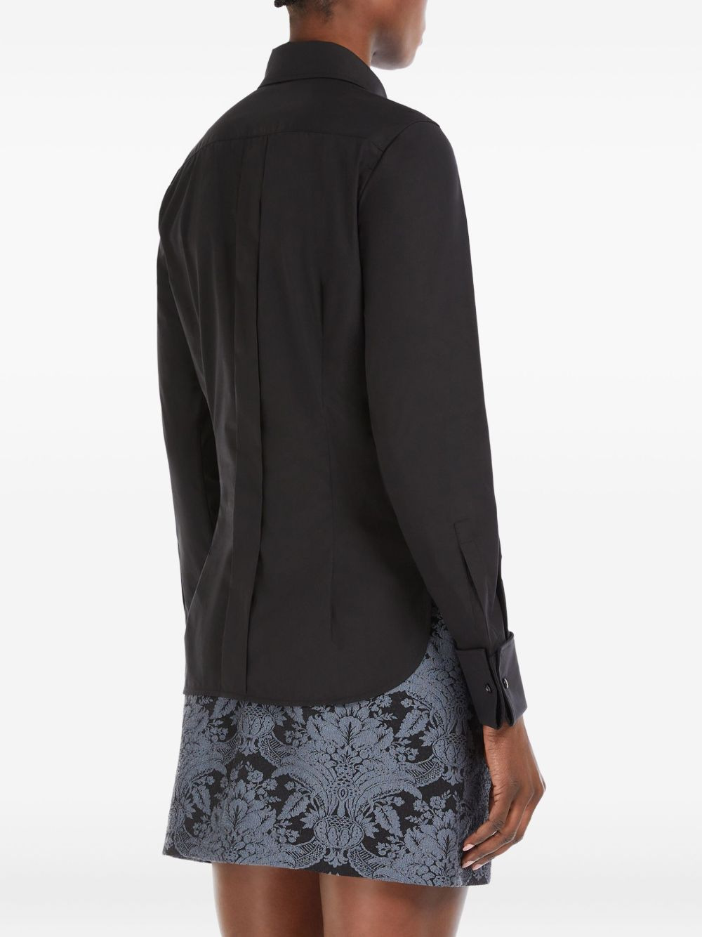classic-collar double-cuff shirt - 3