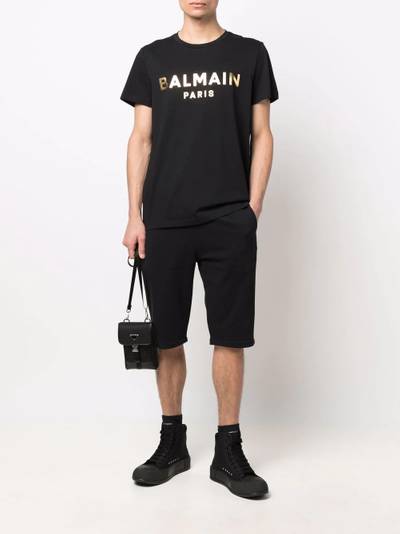 Balmain logo print T-shirt outlook