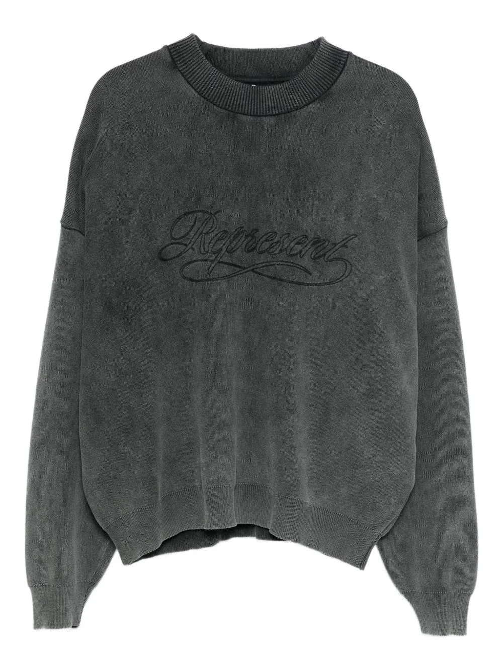 logo-embroidered sweatshirt - 1
