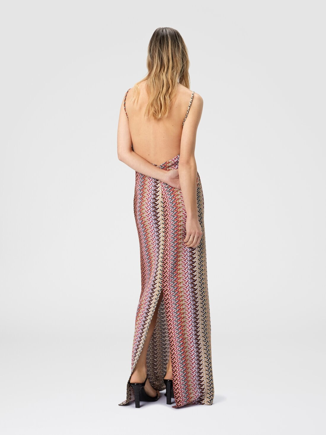 Long Dress with Open Back - 3