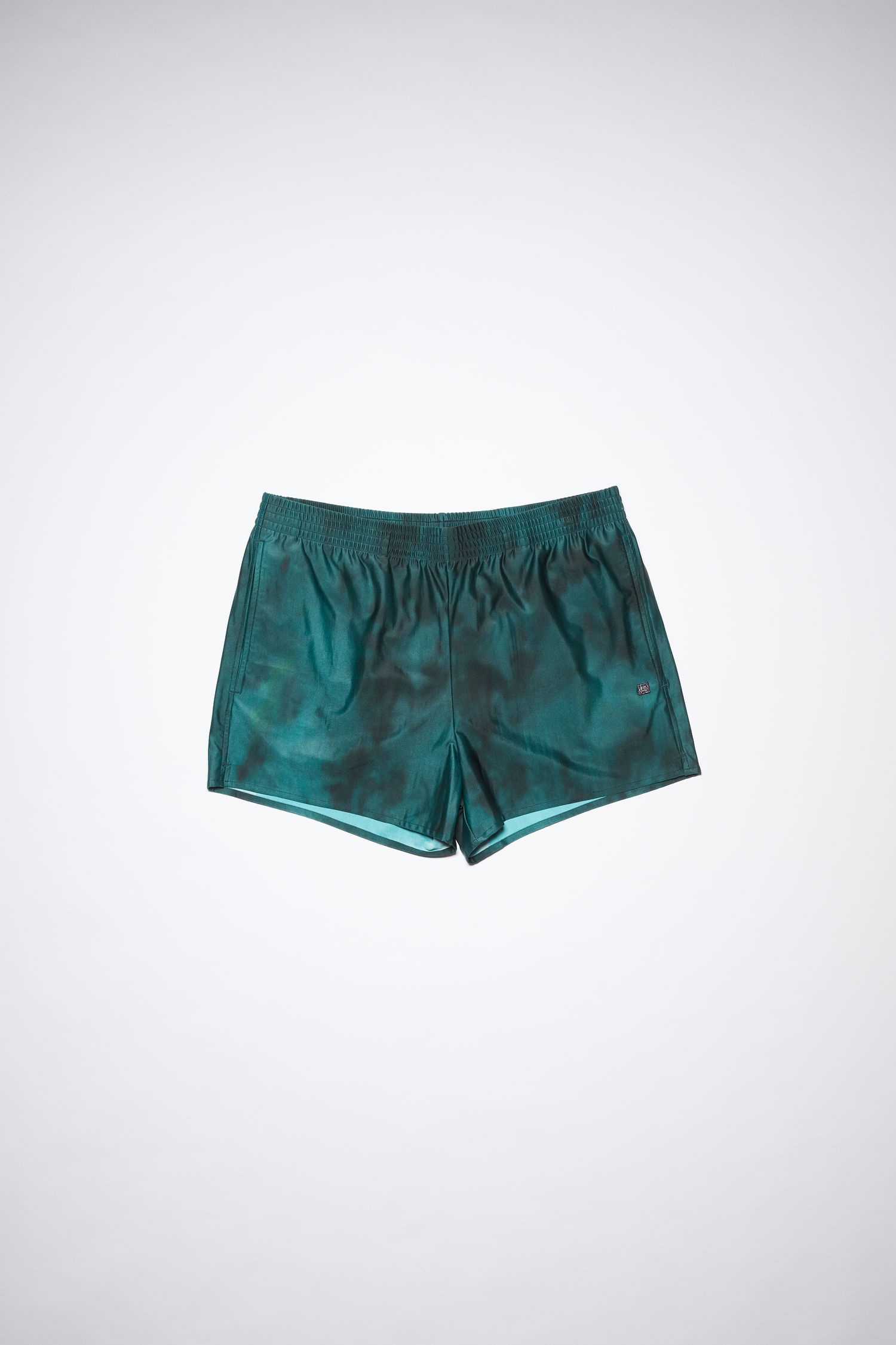 Cloud dye swim shorts - Emerald green - 5