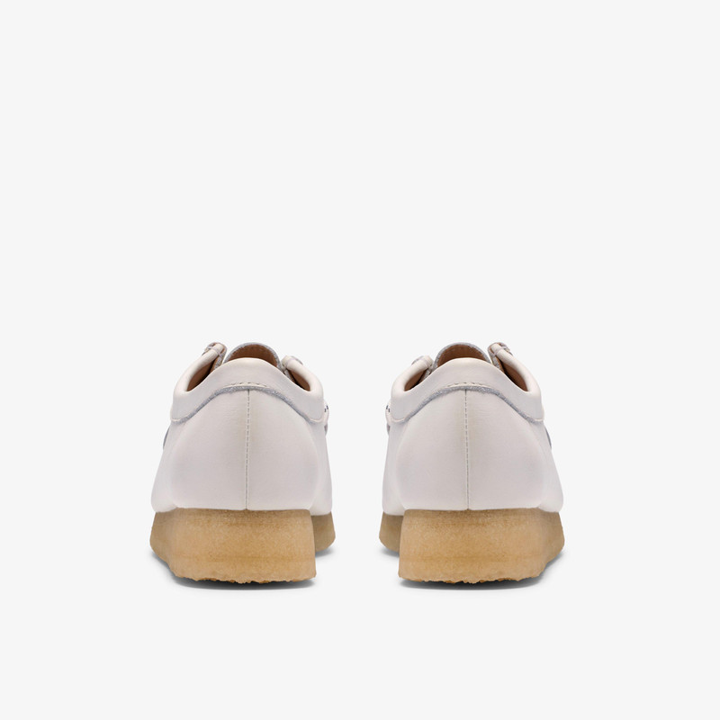 Wallabee White Grain Leather 5