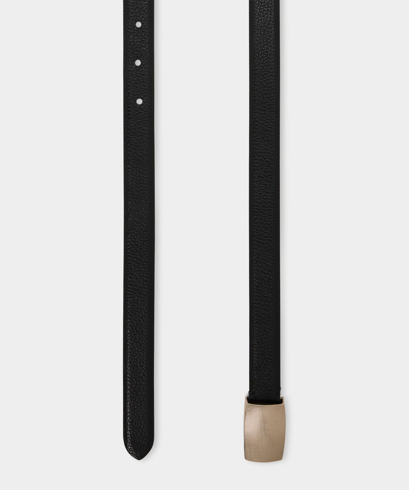 TODD SNYDER Pebble Leather Belt outlook