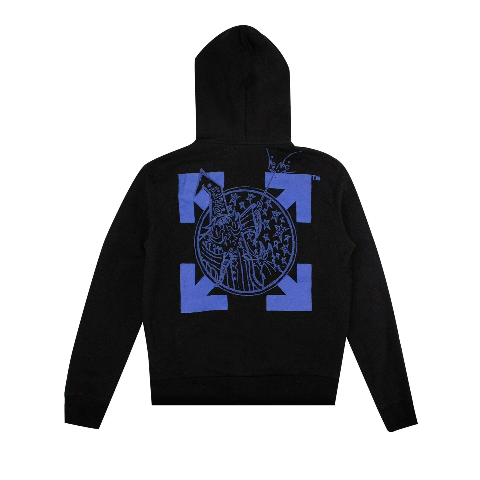 Off-White Graphic Logo Hoodie 'Black' - 2
