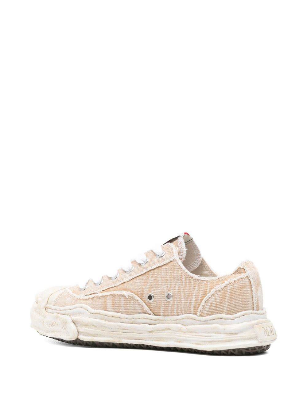 canvas low top sneakers - 3
