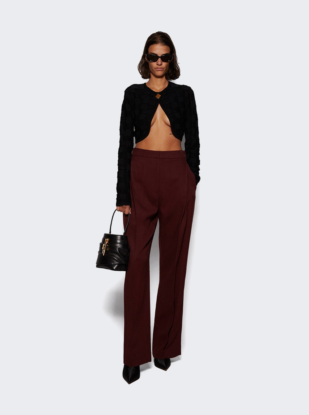 Tijen Knitted Top Black - 2