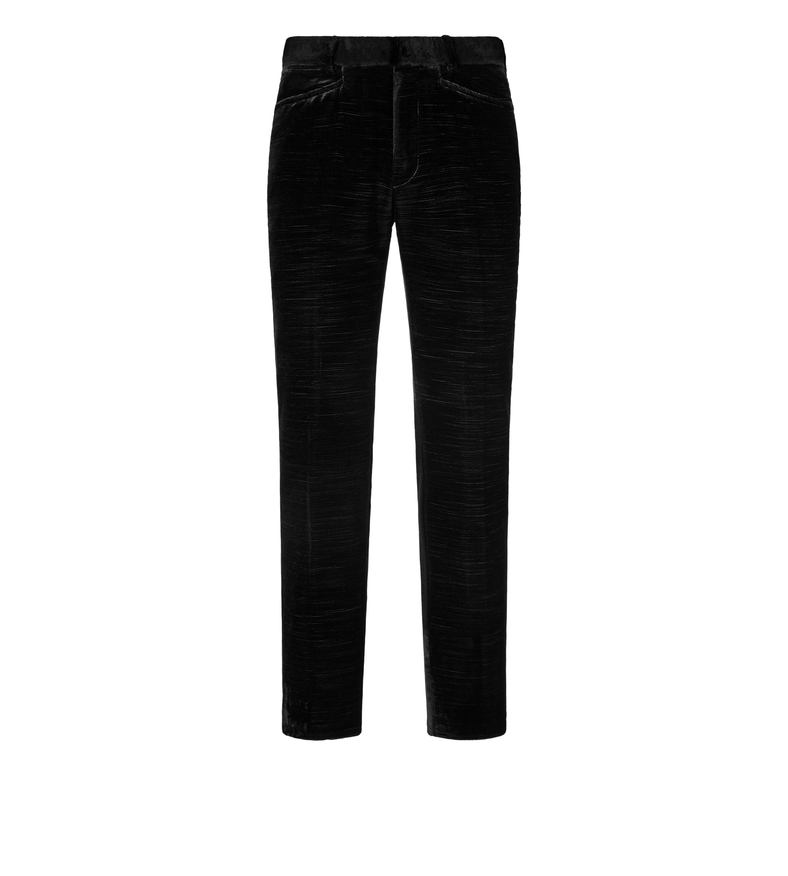 VELVET FAILLE ATTICUS WESTERN POCKET TROUSER - 1