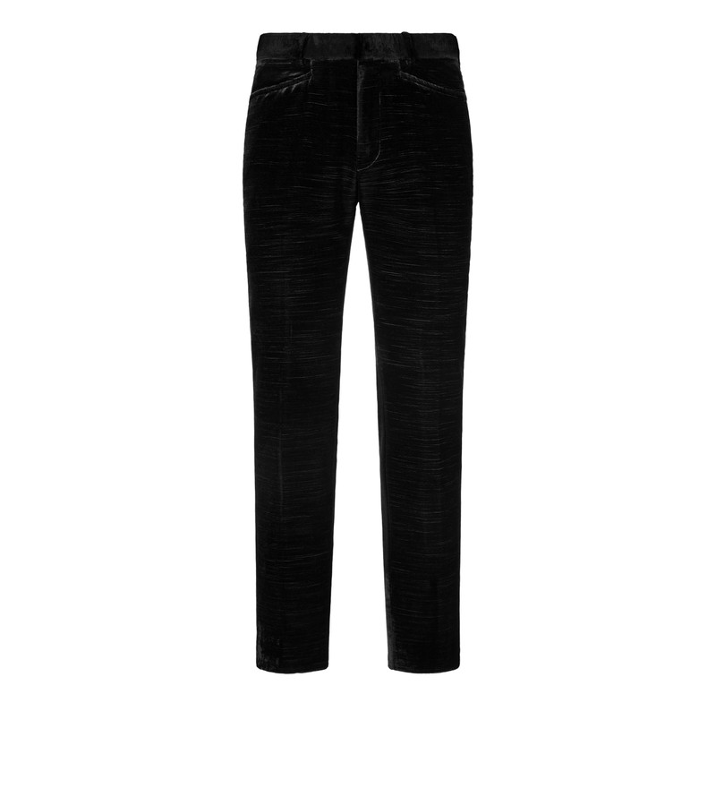 VELVET FAILLE ATTICUS WESTERN POCKET TROUSER 1