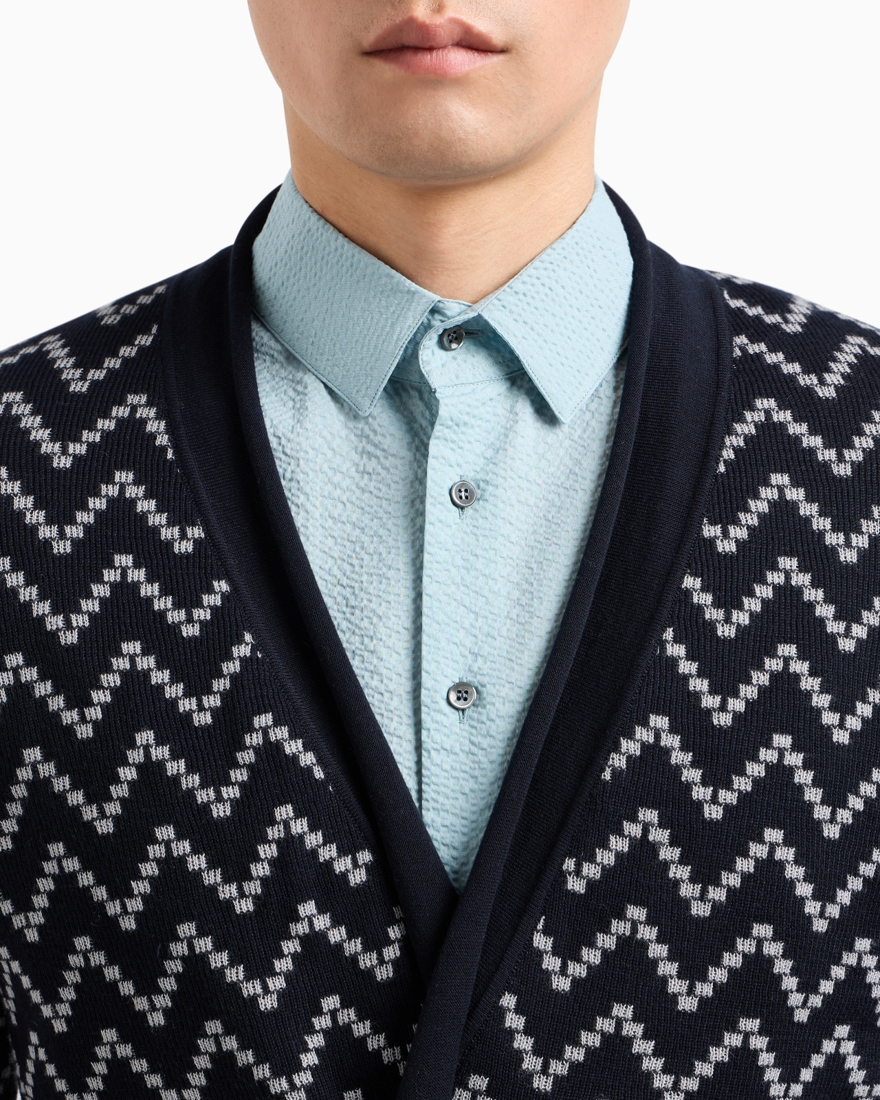 REGULAR-FIT COTTON-SEERSUCKER SHIRT - 5