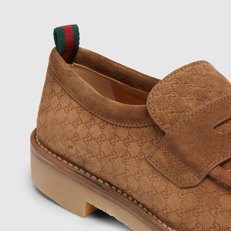GUCCI Men's loafer with Web outlook