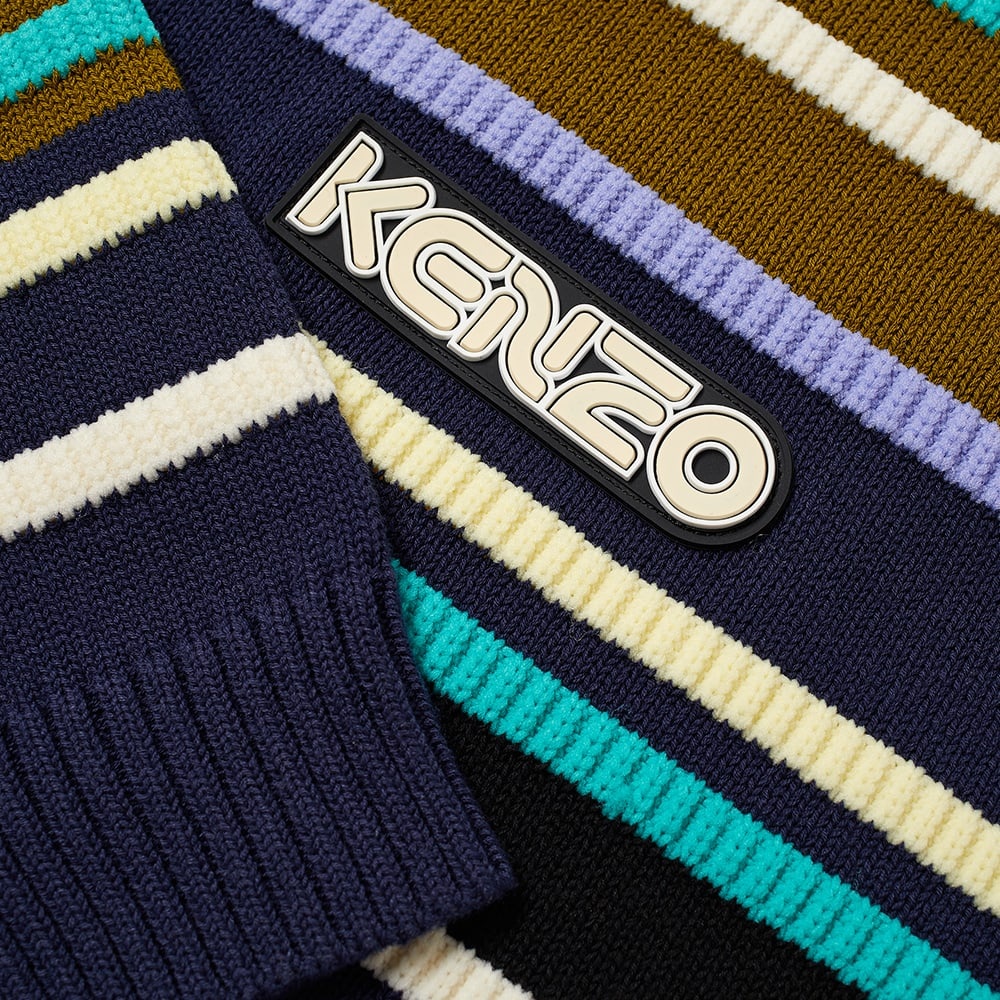 Kenzo Striped Logo Knit Jumper - 3