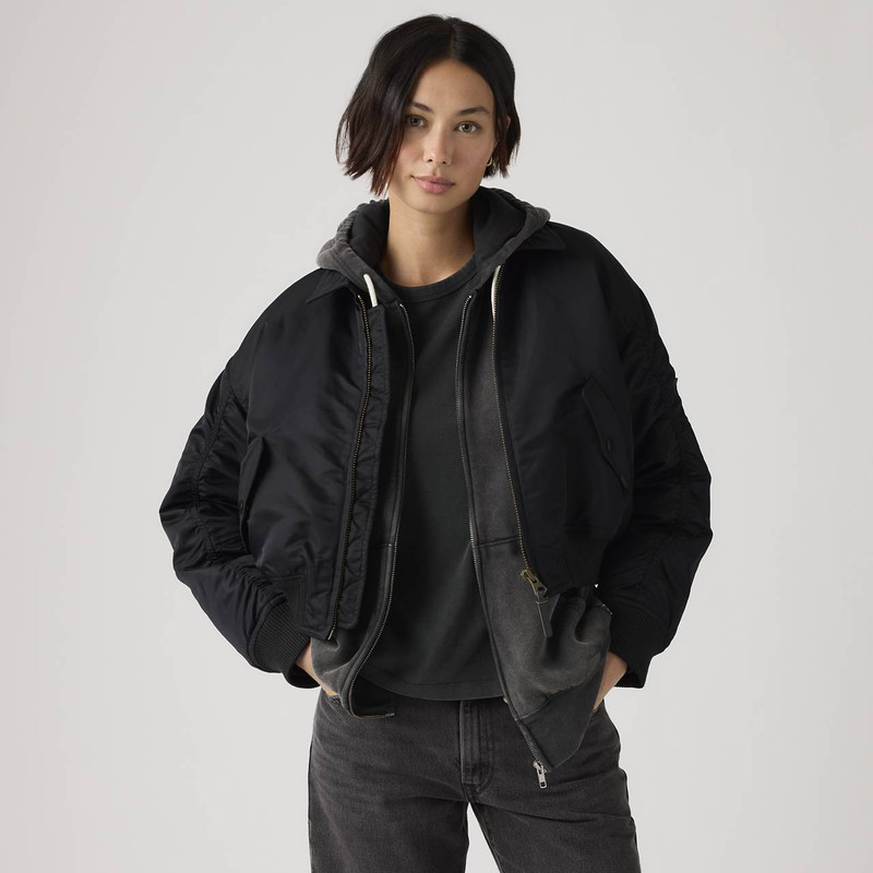 BOWIE CROPPED BOMBER JACKET 1