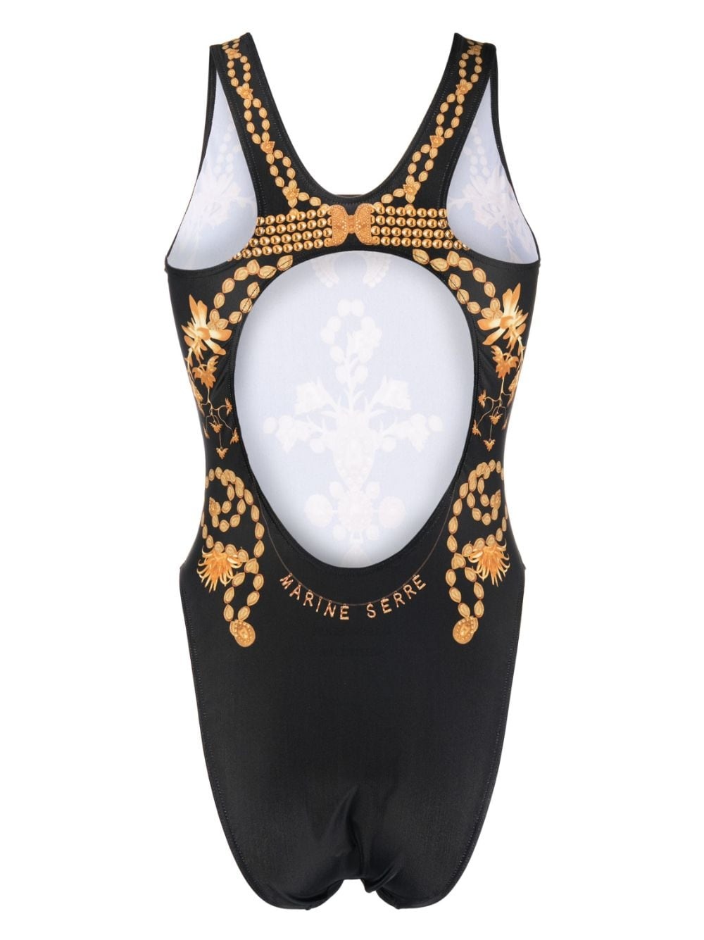 Ornament print swimsuit - 2