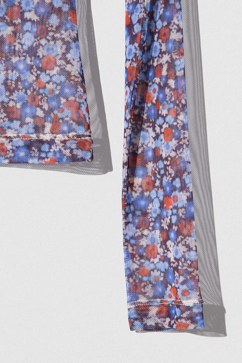 SHERRIE TOP MIDNIGHT FLORAL MESH 5