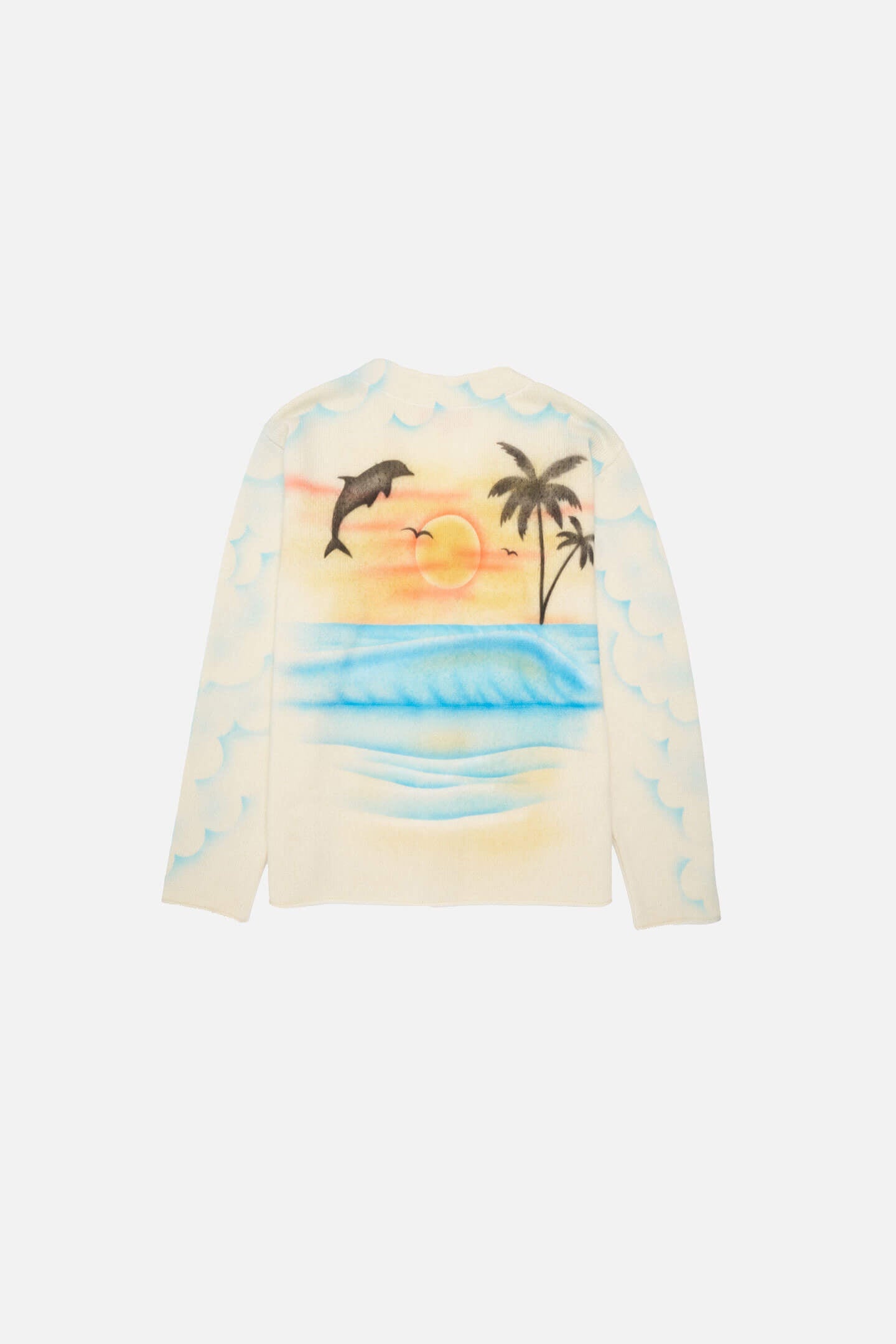 PARADISE AIRBRUSH CARDIGAN - 2
