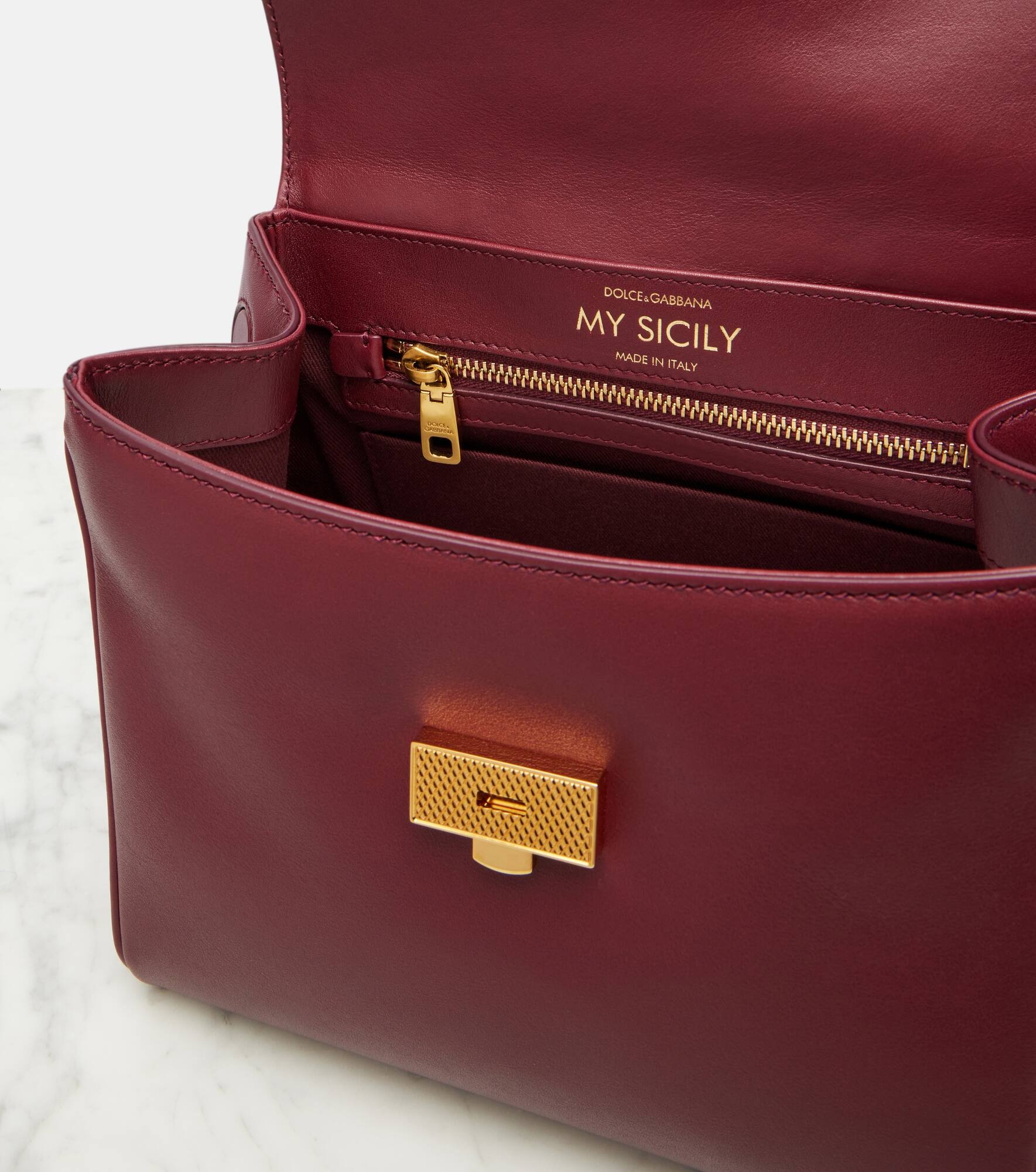 Sicily Medium leather tote bag - 3