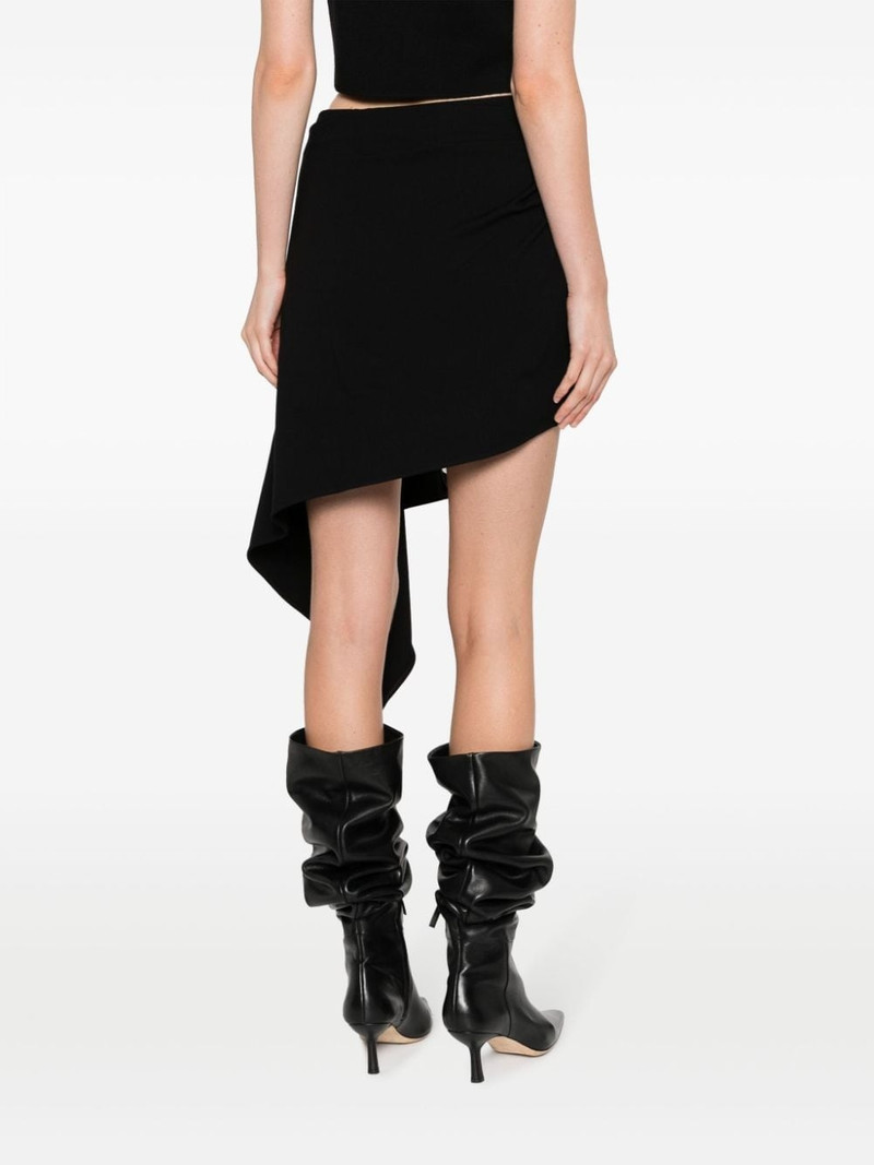 Rivera asymmetric draped miniskirt 4