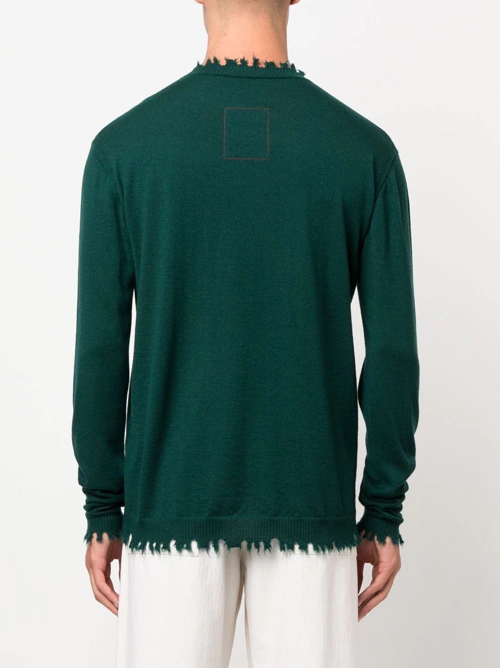 cashmere raw-cut jumper - 4