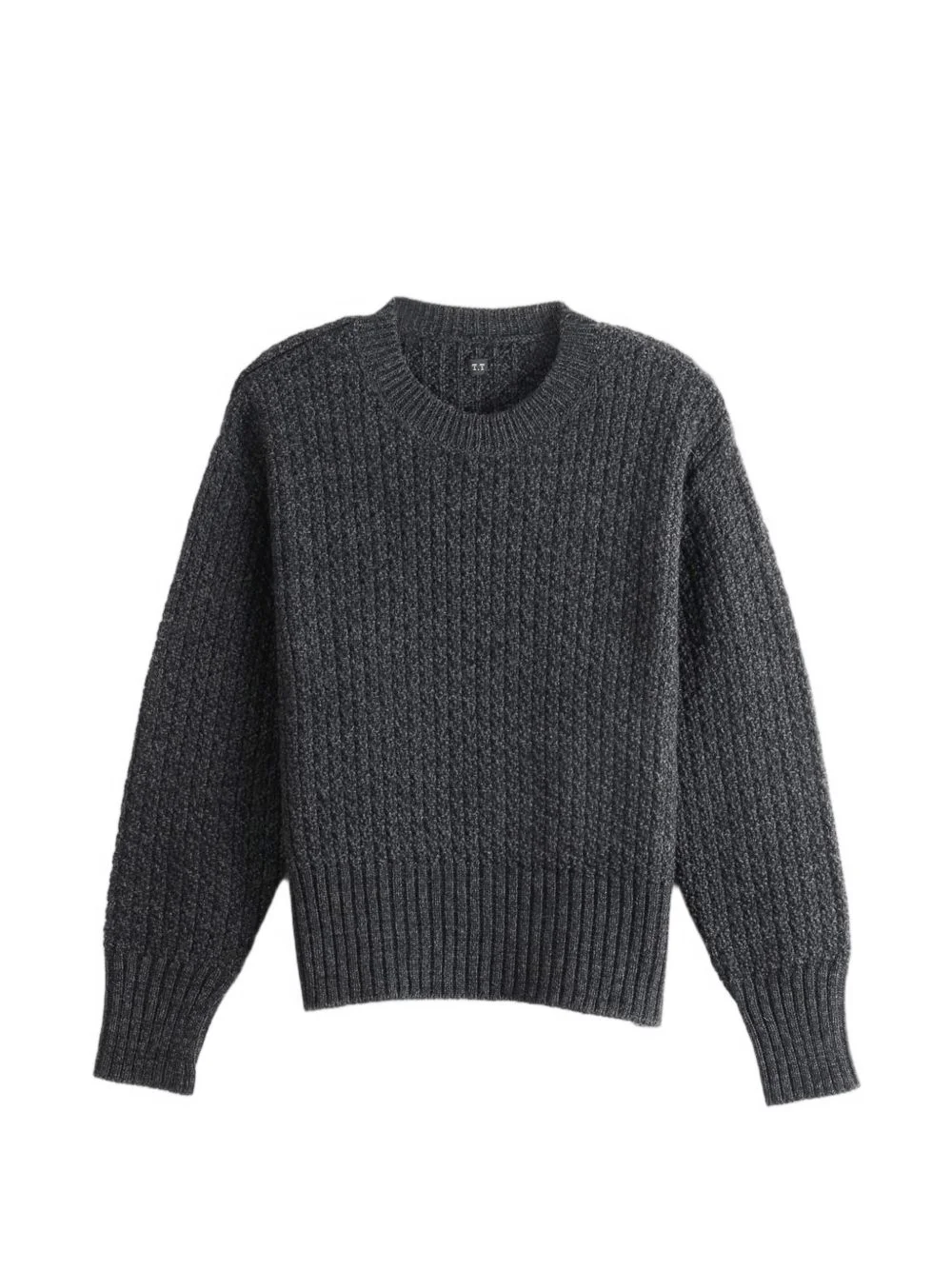 Lot.525 ribbed-knit crew-neck sweater - 1