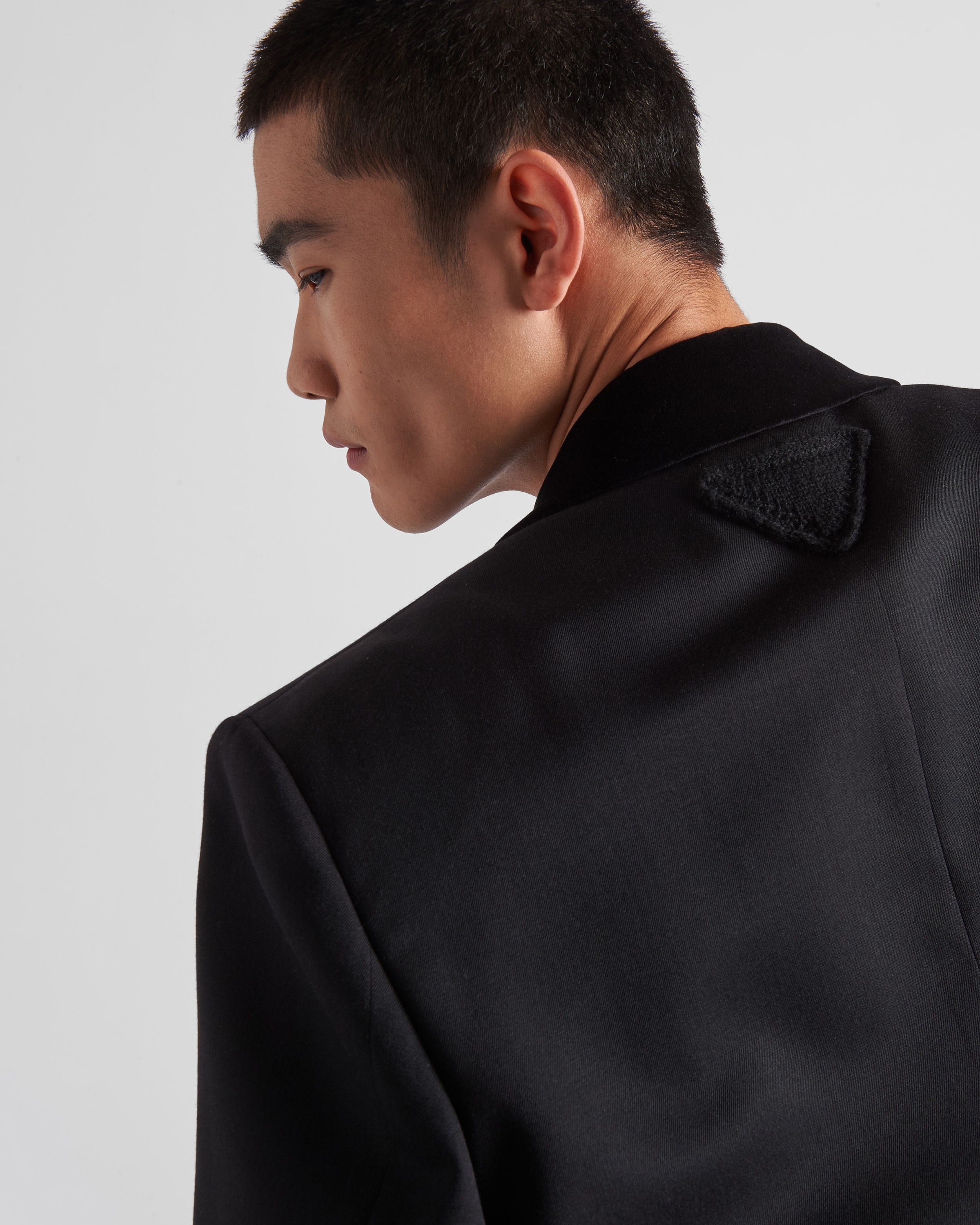 Double-breasted wool jacket - 4