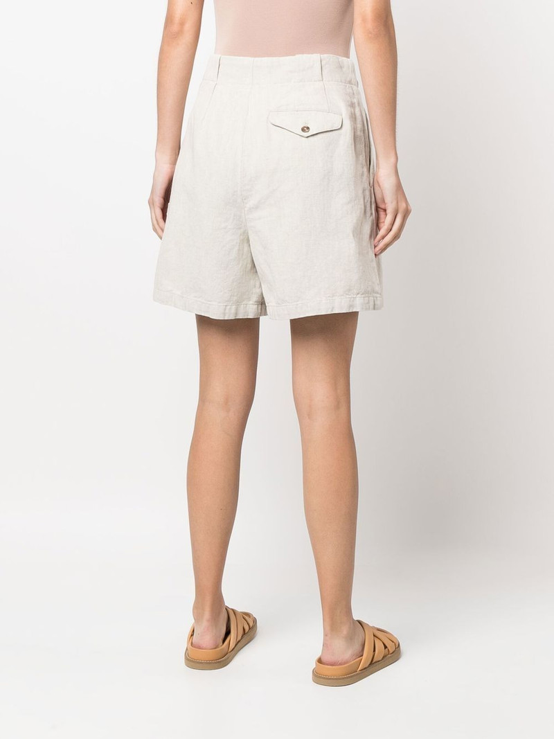 high-waisted organic-cotton shorts 4