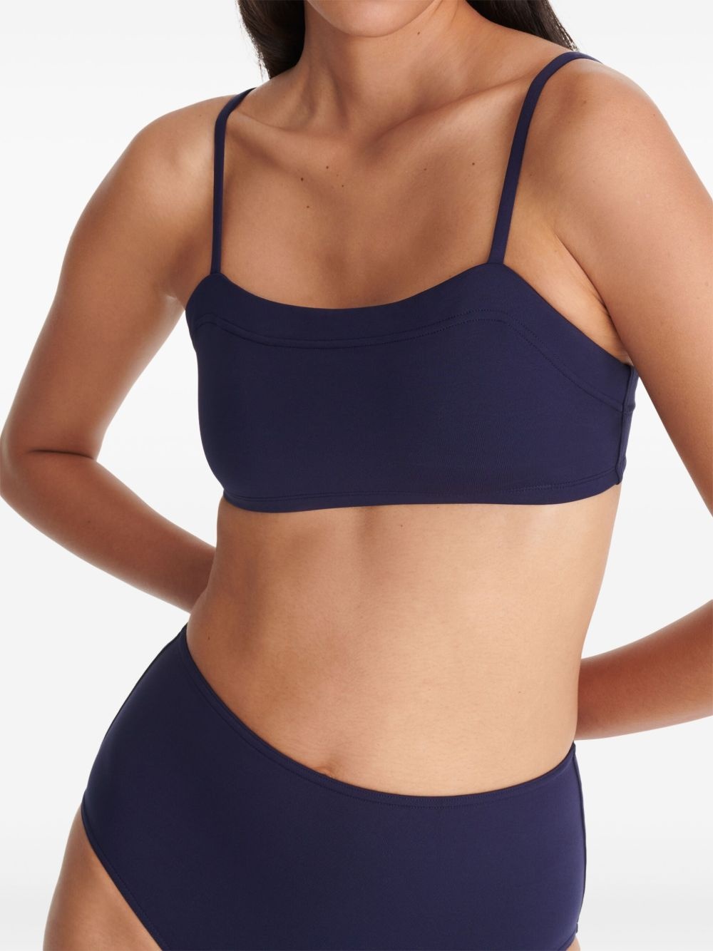 Azur bandeau bikini top - 6