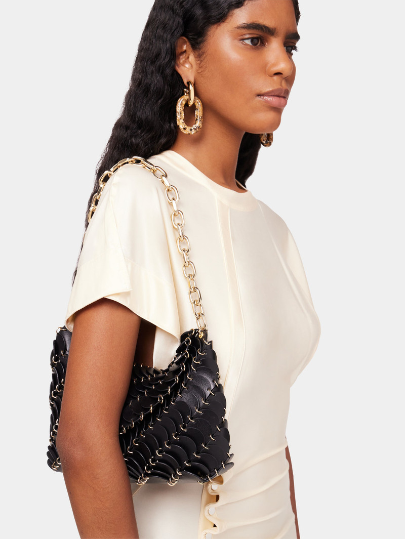 BLACK PACO CLUTCH BAG 4