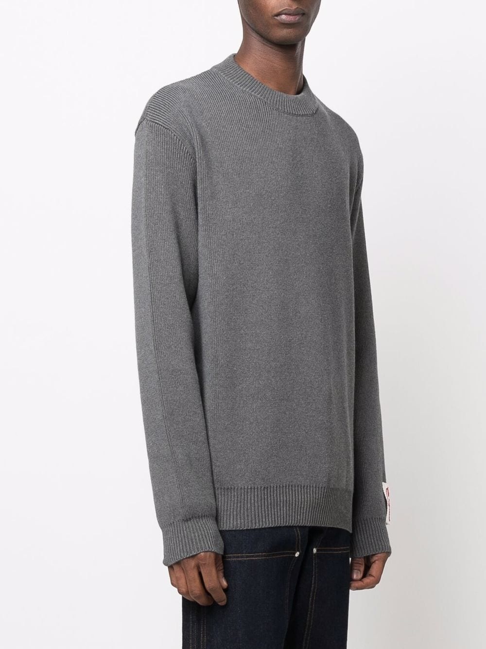 Golden cotton crewneck sweater - 2