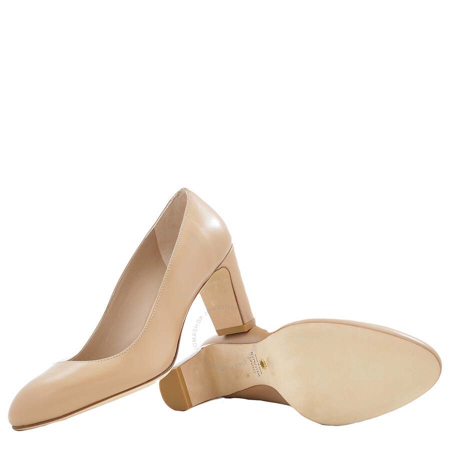 Stuart Weitzman Vida 75 Block Heel Pumps - 2