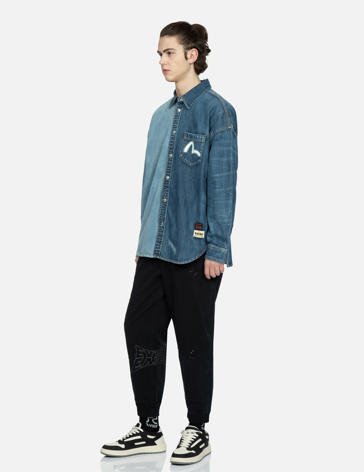 GODHEAD APPLIQUÉ LOOSE FIT JOGGER PANTS - 4