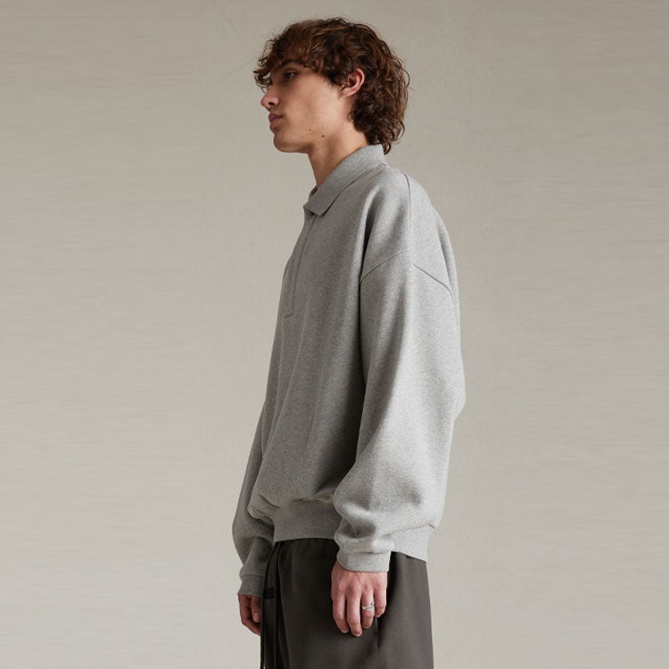 Fear of God Essentials Longsleeve Polo 'Beige' 192SP244393F - 5