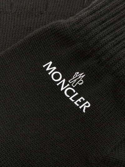 Moncler fingerless logo gloves outlook