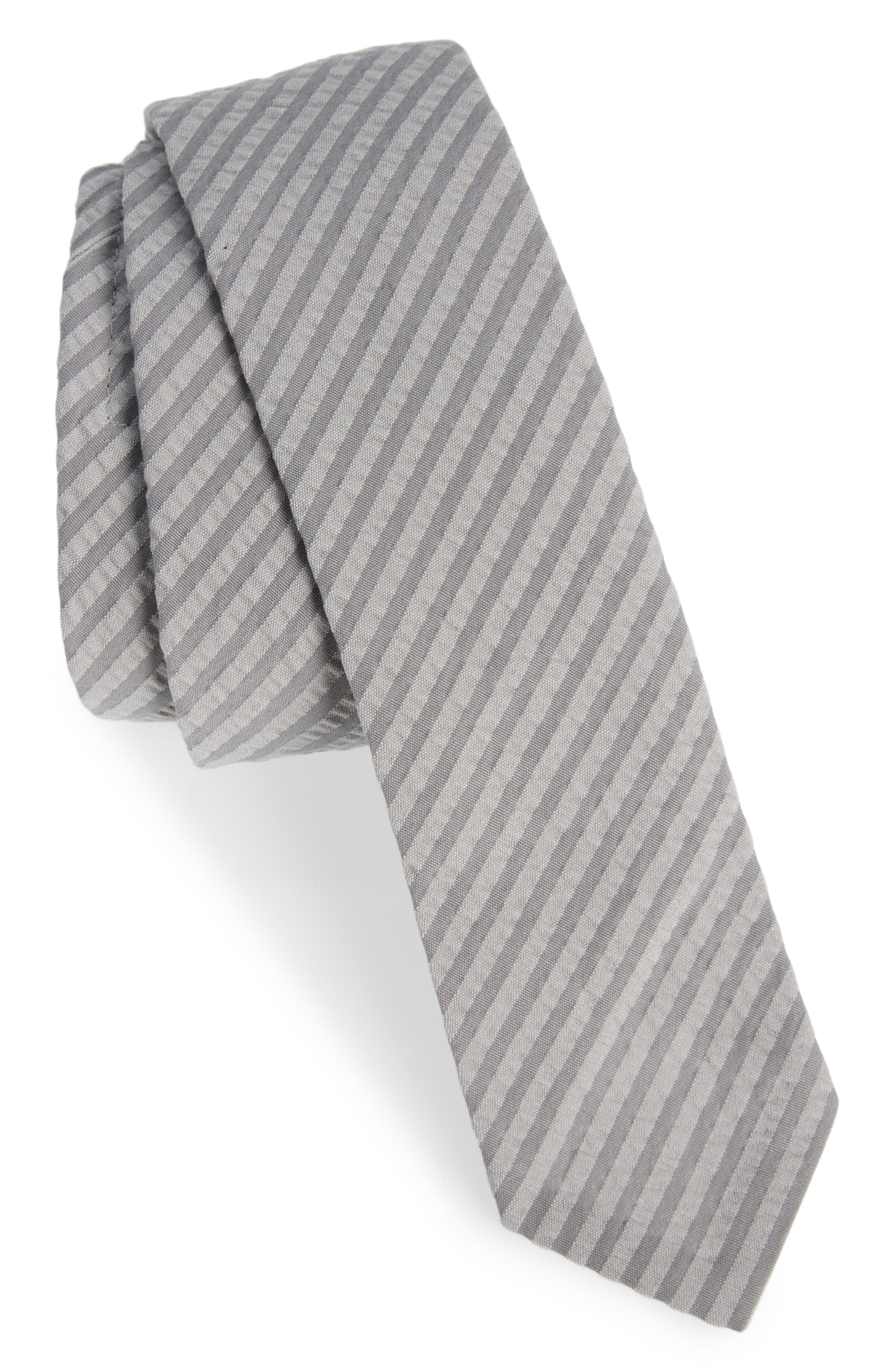 Cotton Seersucker Tie - 1
