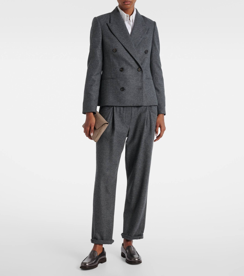 Brunello Cucinelli Wool and cashmere blazer outlook