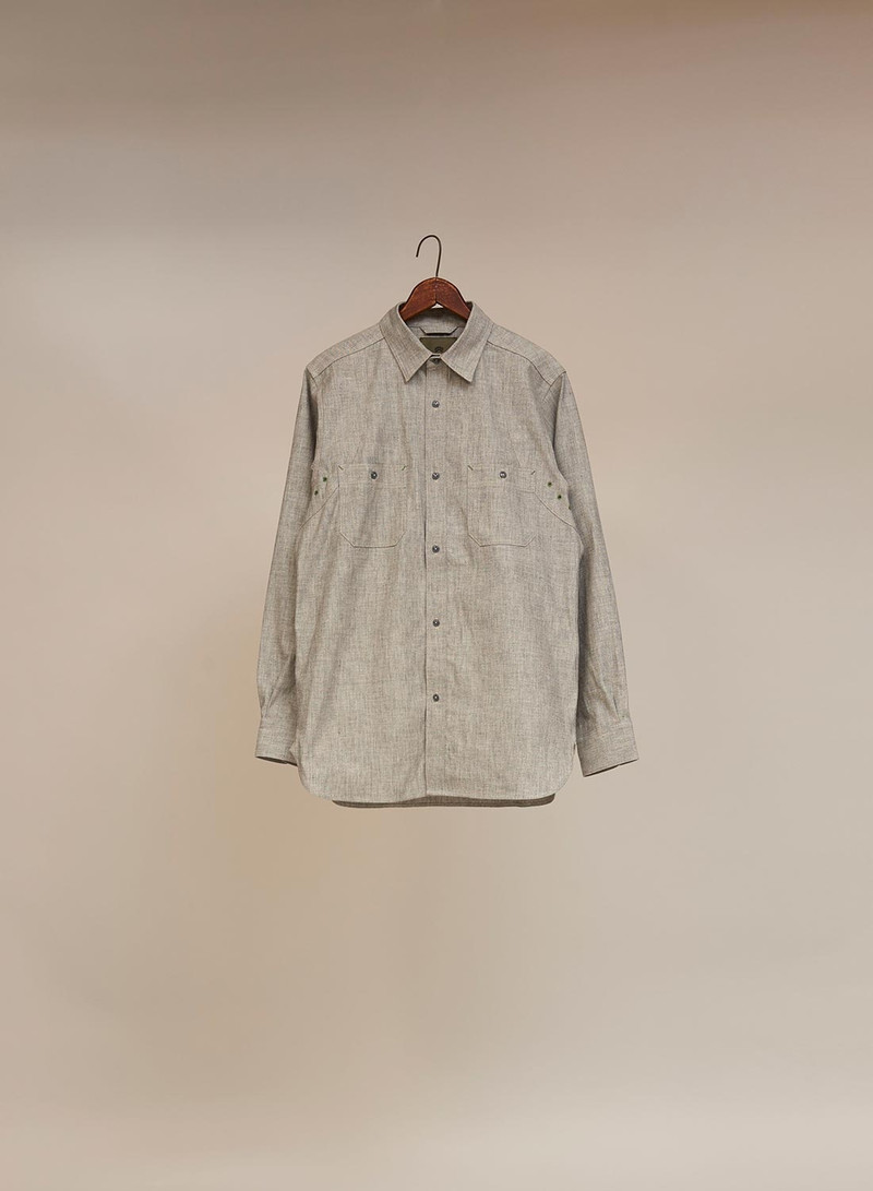 New Medical Shirt Salt & Pepper in Light Grey 1