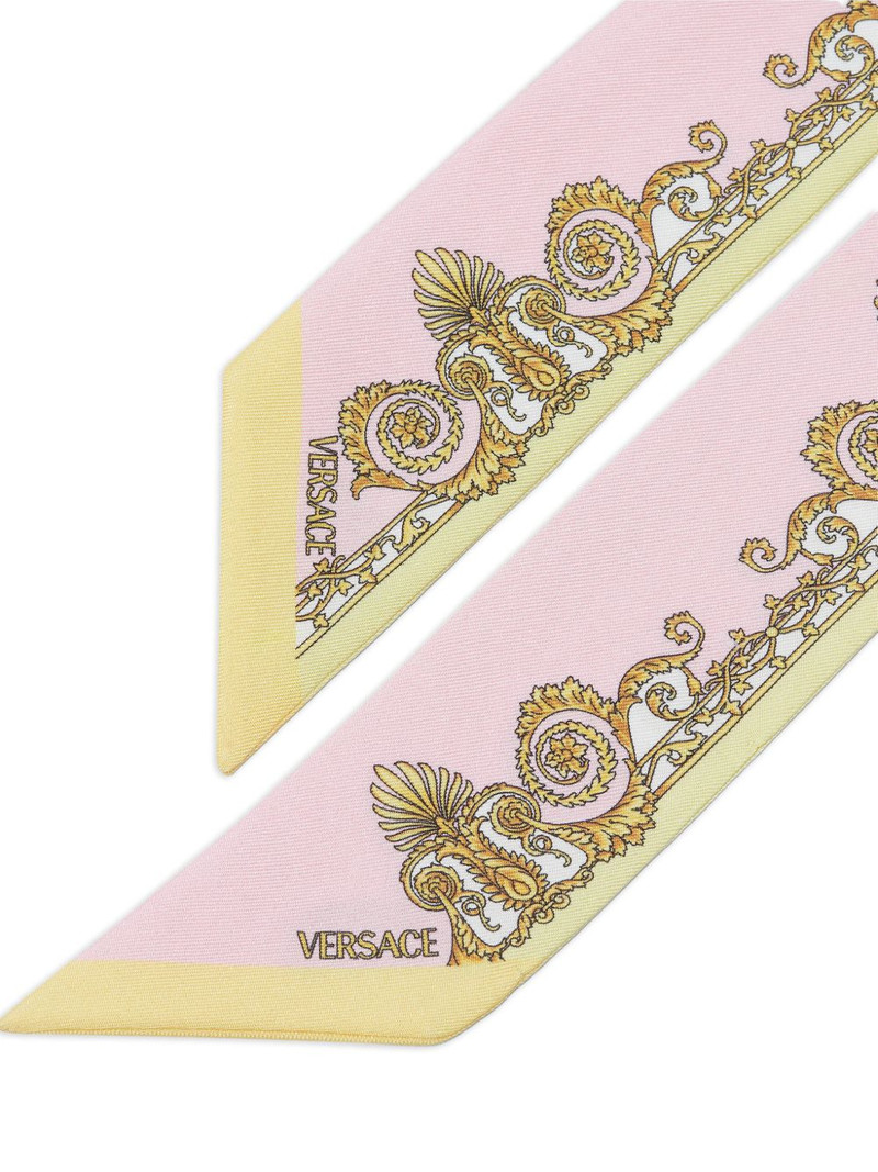 VERSACE Barocco-print scarf outlook