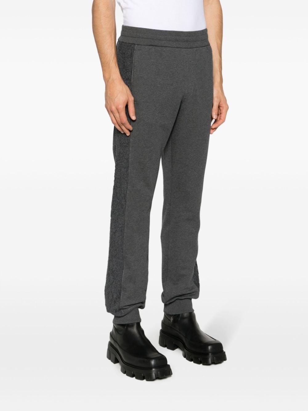 Barocco-motif tapered track pants - 3