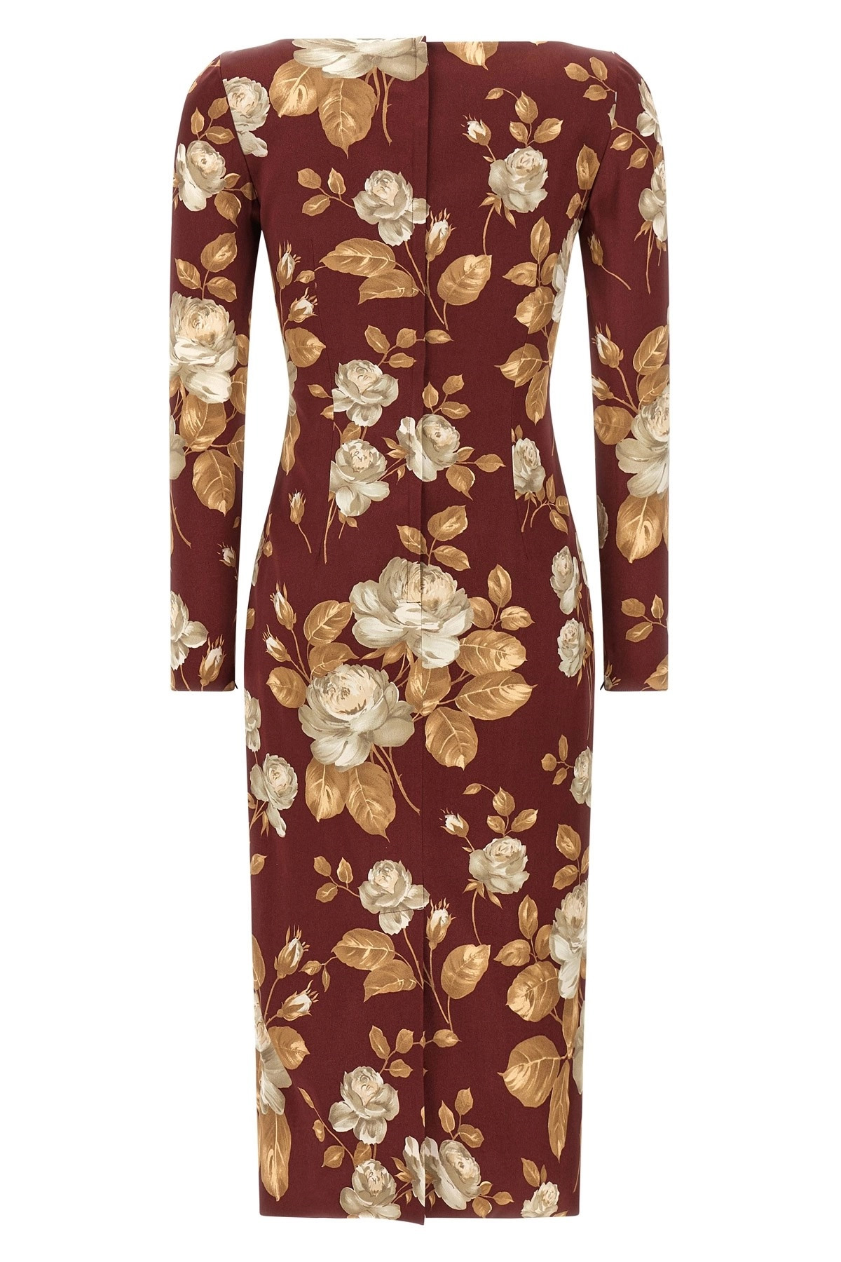 Rose print dress - 3
