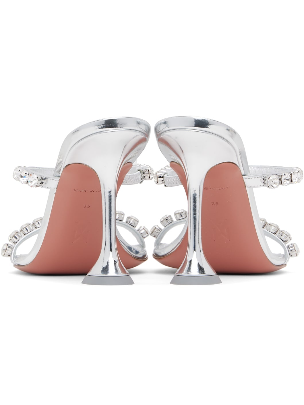 Silver Gigi Slipper 95 Heeled Sandals - 2
