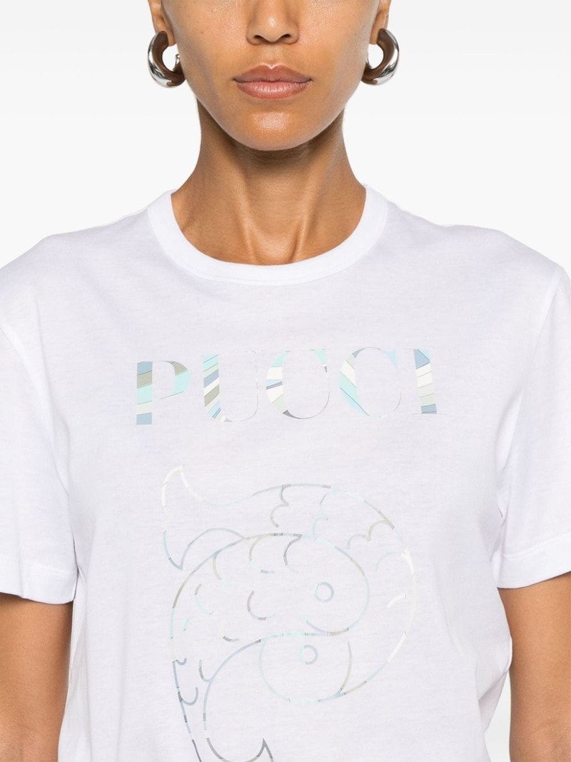 logo-print T-shirt 5