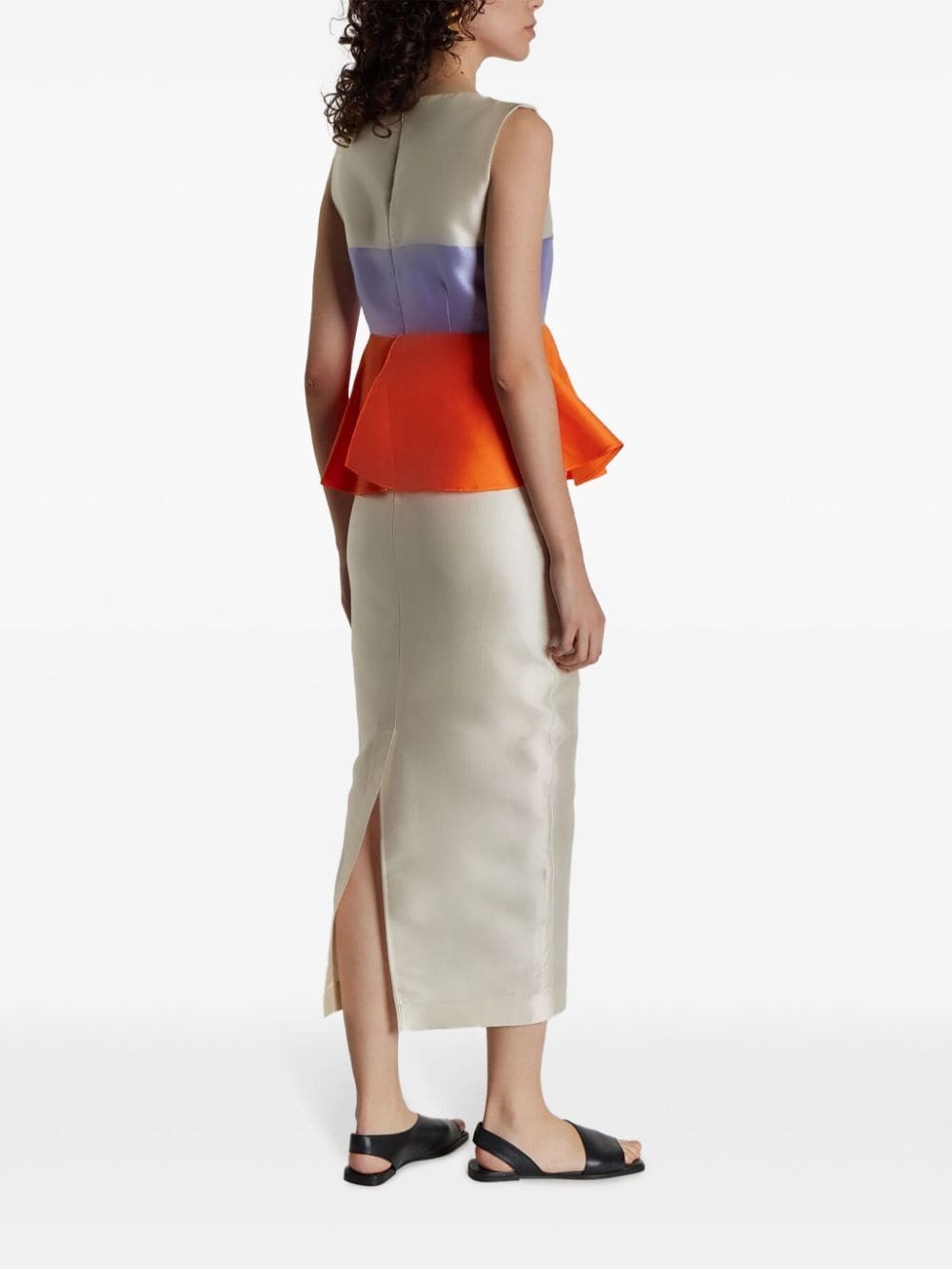 Cy ruffle-detailing dress - 4