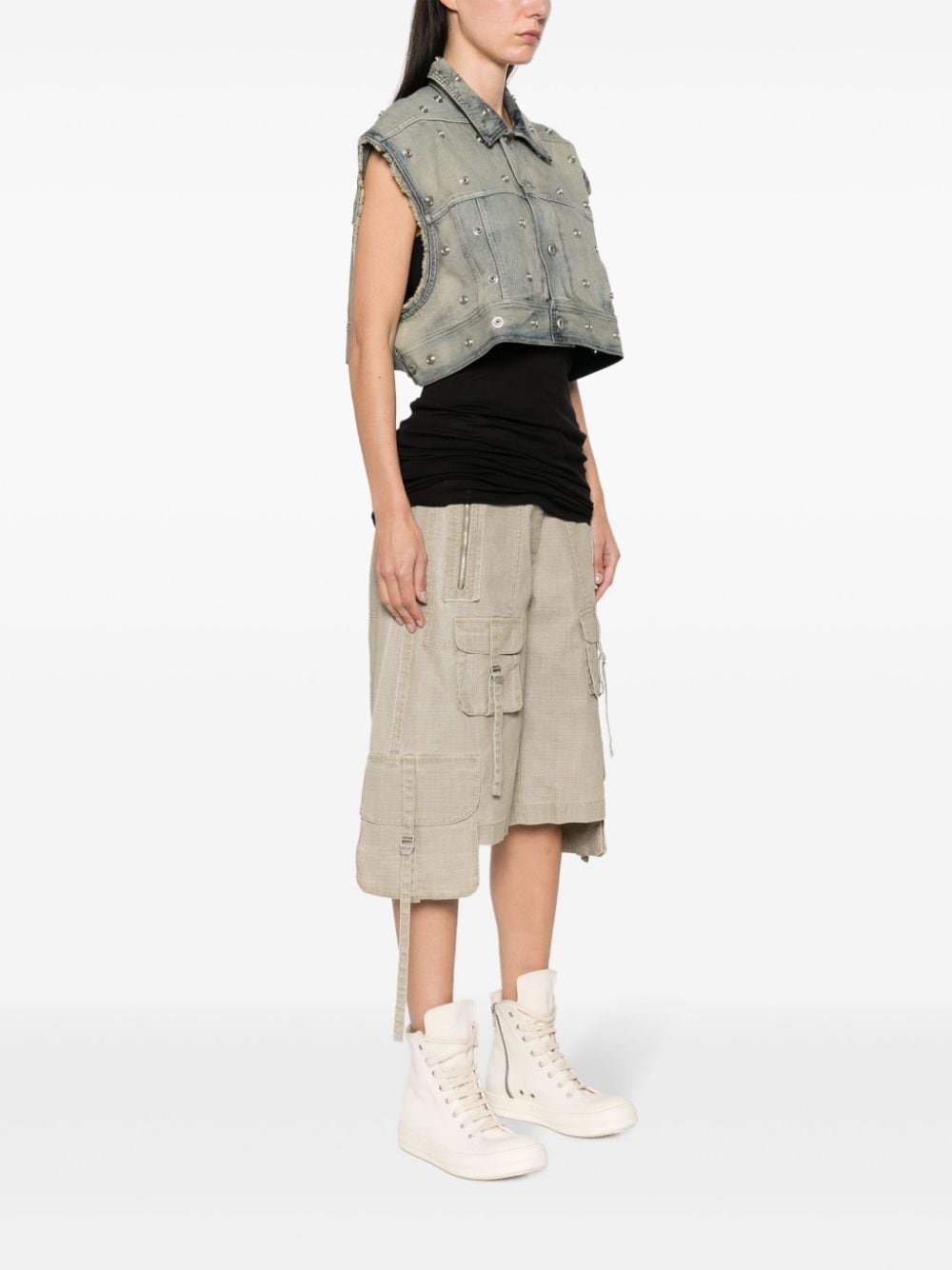 Jumbo Worker denim waistcoat - 3
